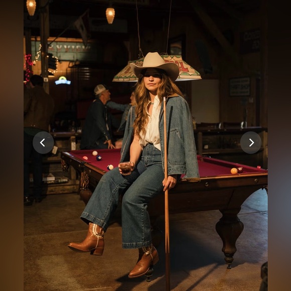 🔥🔥🔥The Jolene  Tecovas Brown Western Cowboy Boots in caramel/bone🔥🔥🔥 - Picture 6 of 7